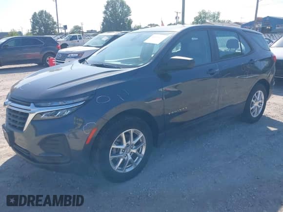 2022 Chevrolet Equinox LS z VIN 3GNAXSEV6NS216314, wystawiony jako IAAI lot #43310608 z przebiegiem 34 167 mil mil oraz . Historia ofert i sprzedaży dostępna na DreamBid. Obrazek 2.