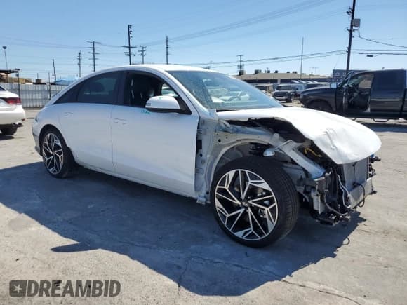 ✅ 2025 Hyundai Ioniq 6 SEL • VIN: KMHM34AA7SA098850 • Лот: 69684285. Опубликован ранее на Copart с пробегом 4 799 миль. Бесплатный доступ к архиву аукционных продаж из США и подробный отчёт об истории автомобиля на DreamBid. Изображение 4.