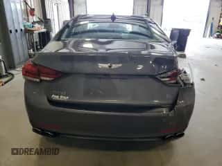 2015 Hyundai Genesis 5.0L with VIN KMHGN4JFXFU073996, listed as a Copart auction lot 71825804 with Not provided miles and Non repairable. Bid and sale history available at DreamBid. Image 6.