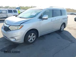 ✅ 2014 Nissan Quest SV • VIN: JN8AE2KP9E9103923 • Lot: 43724137. Wystawiony na IAAI z przebiegiem 95 429 mil. Bezpłatny archiwum sprzedaży aukcyjnych z USA i szczegółowy raport historii pojazdu na DreamBid. Zdjęcie 2.