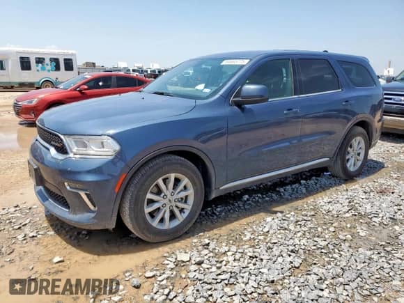 2021 Dodge Durango SXT with VIN 1C4RDHAG3MC609304, listed as a Copart auction lot 64665775 with 64,001 mi miles and Clean title. Bid and sale history available at DreamBid. Image 1.