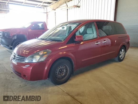 ✅ 2007 Nissan Quest SE • VIN: 5N1BV28U67N128443 • Lot: 55982835. Listed on Copart with 169,568 mi. Free auction sales archive from the USA and detailed vehicle history report at DreamBid. Image 1.