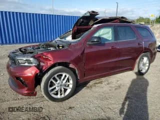 ✅ 2023 Dodge Durango GT • VIN: 1C4RDHDG6PC624945 • Лот: 92036145. Опубликован ранее на Copart с пробегом 52 022 миль. Бесплатный доступ к архиву аукционных продаж из США и подробный отчёт об истории автомобиля на DreamBid. Изображение 1.