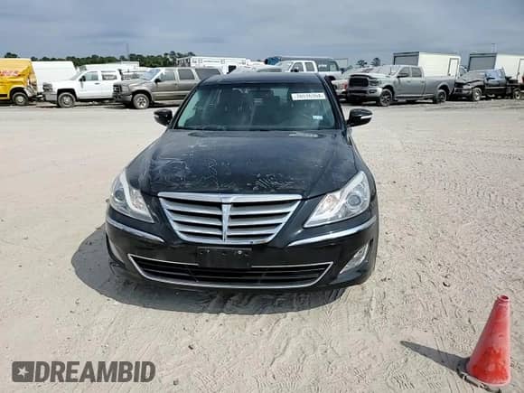 2013 Hyundai Genesis 3.8L z VIN KMHGC4DD1DU243014, wystawiony jako Copart lot #76516354 z przebiegiem 152 482 mil mil oraz Szkoda całkowita • Salvage title. Historia ofert i sprzedaży dostępna na DreamBid. Obrazek 10.