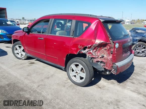✅ 2008 Jeep Compass Sport • VIN: 1J8FT47W88D750083 • Lot: 43589198. Listed on IAAI with 156,959 mi. Free auction sales archive from the USA and detailed vehicle history report at DreamBid. Image 3.