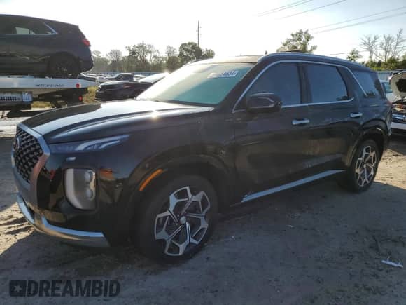 2022 Hyundai Palisade Calligraphy с VIN KM8R74HE2NU447953, выставлен на аукционе Copart как лот 73654634 с пробегом 32 196 миль миль и На запчасти • Non repairable. История ставок и продаж доступна на DreamBid. Изображение 1.