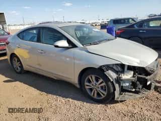 2017 Hyundai Elantra SE z VIN 5NPD84LFXHH185013, wystawiony jako Copart lot #68699365 z przebiegiem 81 953 mil mil oraz Nie do naprawy • Non repairable. Historia ofert i sprzedaży dostępna na DreamBid. Obrazek 4.