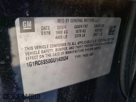 ✅ 2016 Chevrolet Volt LT • VIN: 1G1RC6S50GU140524 • Lot: 46272814. Wystawiony na Copart z przebiegiem 94 076 mil. Bezpłatny archiwum sprzedaży aukcyjnych z USA i szczegółowy raport historii pojazdu na DreamBid. Zdjęcie 14.