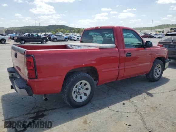 2006 Chevrolet Silverado 1500 Work Truck with VIN 3GCEC14X76G182536, listed as a Copart auction lot 65657284 with 132,112 mi miles and Salvage title. Bid and sale history available at DreamBid. Image 3.