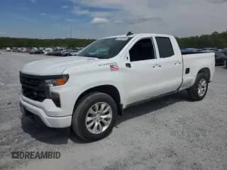 ✅ 2025 Chevrolet Silverado 1500 Custom • VIN: 1GCRABEK1SZ133309 • Лот: 52156705. Опубликован ранее на Copart с пробегом 5 835 миль. Бесплатный доступ к архиву аукционных продаж из США и подробный отчёт об истории автомобиля на DreamBid. Изображение 1.