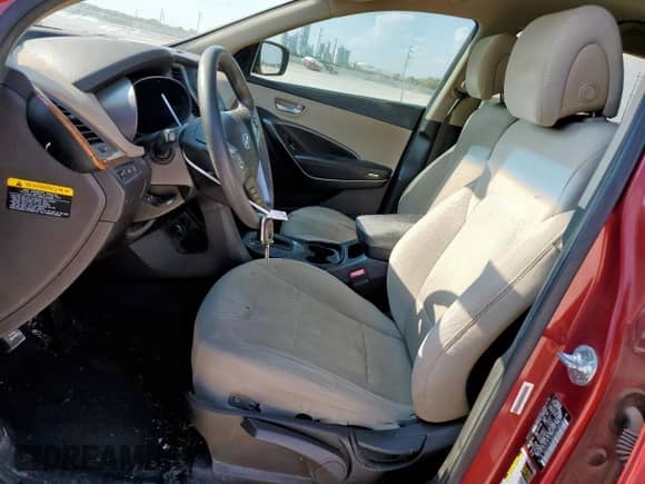 2014 Hyundai Santa Fe z VIN 5XYZT3LB2EG218438, wystawiony jako Copart lot #85543725 z przebiegiem 40 606 mil mil oraz Czysty tytuł • Clean title. Historia ofert i sprzedaży dostępna na DreamBid. Obrazek 7.