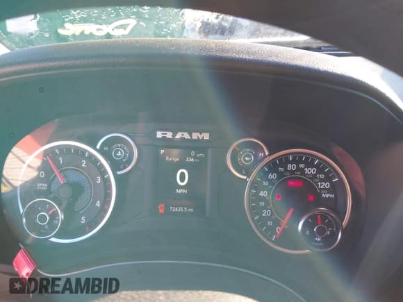 ✅ 2023 Ram 2500 Tradesman • VIN: 3C6UR5HL4PG506690 • Lot: 41065565. Listed on IAAI with 72,435 mi. Free auction sales archive from the USA and detailed vehicle history report at DreamBid. Image 7.