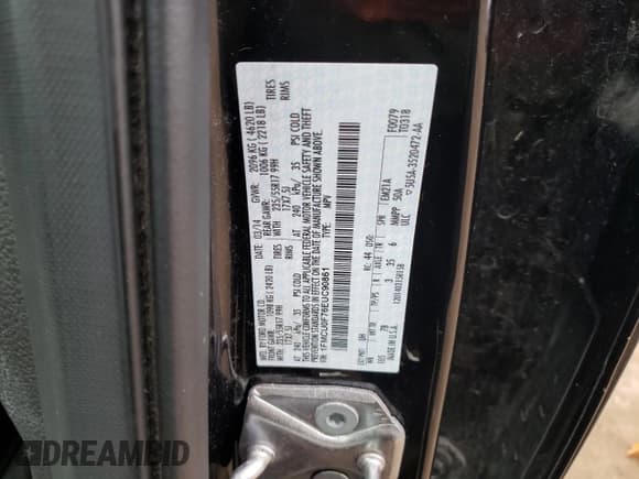 ✅ 2014 Ford Escape S • VIN: 1FMCU0F76EUC90861 • Lot: 93894445. Listed on Copart with 57,243 mi. Free auction sales archive from the USA and detailed vehicle history report at DreamBid. Image 13.