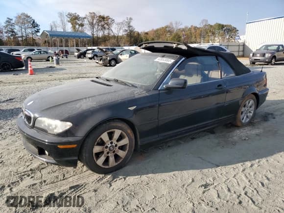 ✅ 2005 BMW 3 Series 325Ci • VIN: WBABW334X5PL36368 • Lot: 92853065. Listed on Copart with 144,284 mi. Free auction sales archive from the USA and detailed vehicle history report at DreamBid. Image 1.