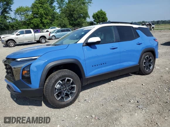 ✅ 2025 Chevrolet Equinox AWD ACTIV • VIN: 3GNAXSEG6SL223190 • Lot: 62181745. Wystawiony na Copart z przebiegiem 3 898 mil. Bezpłatny archiwum sprzedaży aukcyjnych z USA i szczegółowy raport historii pojazdu na DreamBid. Zdjęcie 1.