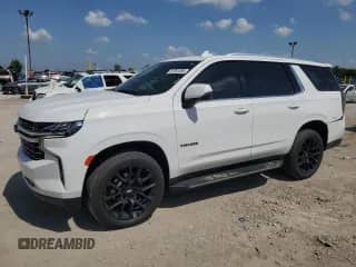 2022 Chevrolet Tahoe LT z VIN 1GNSKNKD1NR193768, wystawiony jako Copart lot #61853395 z przebiegiem 65 812 mil mil oraz Szkoda całkowita • Salvage title. Historia ofert i sprzedaży dostępna na DreamBid. Obrazek 1.