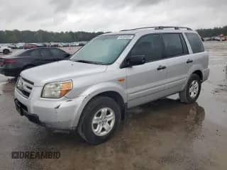 2006 Honda Pilot LX z VIN 2HKYF18136H532911, wystawiony jako Copart lot #84484025 z przebiegiem 154 572 mil mil oraz Szkoda całkowita • Salvage title. Historia ofert i sprzedaży dostępna na DreamBid. Obrazek 1.