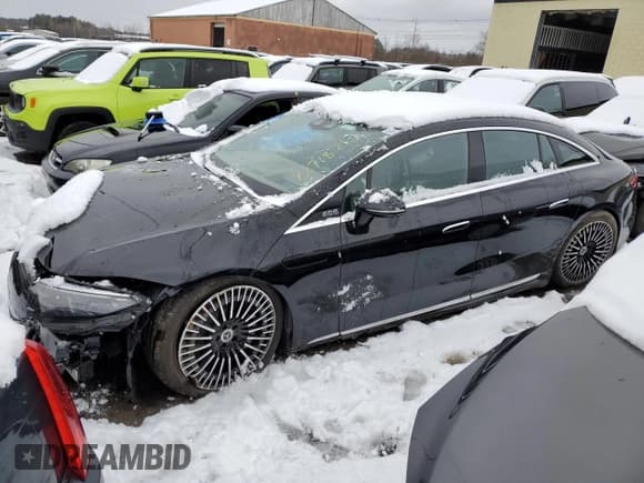 ✅ 2023 Mercedes-Benz EQS 450 • VIN: W1KCG2EB7PA023543 • Лот: 82718293. Опубликован ранее на Copart с пробегом Не указан. Бесплатный доступ к архиву аукционных продаж из США и подробный отчёт об истории автомобиля на DreamBid. Изображение 1.