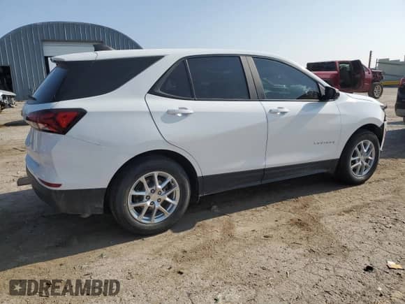 2022 Chevrolet Equinox LS with VIN 3GNAXHEV5NS164693, listed as a Copart auction lot 67519165 with 53,038 mi miles and Salvage title. Bid and sale history available at DreamBid. Image 3.