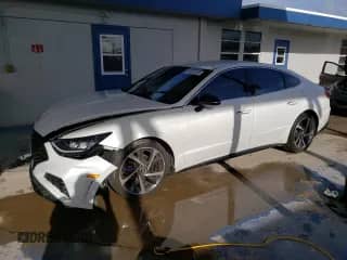 2021 Hyundai Sonata SEL Plus с VIN 5NPEJ4J2XMH089742, выставлен на аукционе Copart как лот 84939225 с пробегом 46 714 миль миль и На запчасти • Non repairable. История ставок и продаж доступна на DreamBid. Изображение 1.