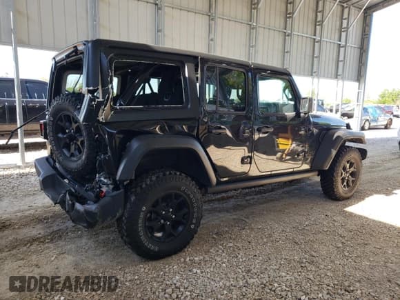✅ 2021 Jeep Wrangler Unlimited Willys • VIN: 1C4HJXDN2MW609088 • Лот: 55120125. Опубликован ранее на Copart с пробегом 69 125 миль. Бесплатный доступ к архиву аукционных продаж из США и подробный отчёт об истории автомобиля на DreamBid. Изображение 3.
