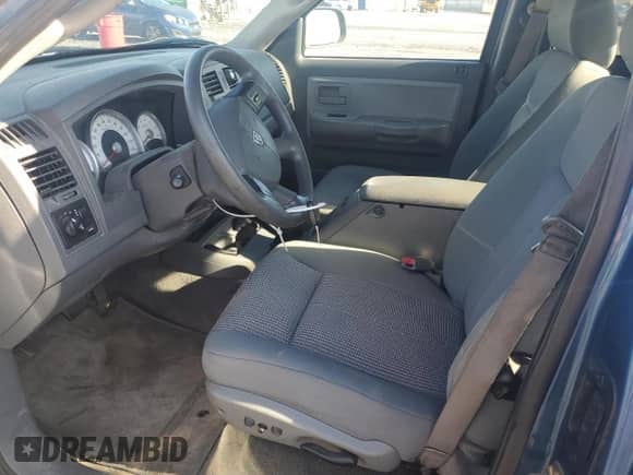 2005 Dodge Dakota SLT with VIN 1D7HW42N95S102352, listed as a Copart auction lot 80290684 with 106,205 mi miles and Salvage title. Bid and sale history available at DreamBid. Image 7.