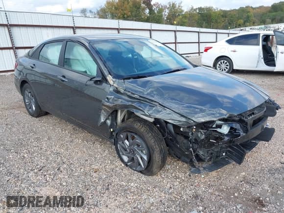 ✅ 2024 Hyundai Elantra SEL • VIN: KMHLM4DG6RU809438 • Lot: 43631581. Listed on IAAI with 36,547 mi. Free auction sales archive from the USA and detailed vehicle history report at DreamBid. Image 1.