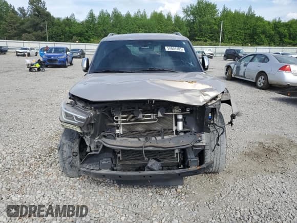 ✅ 2021 Infiniti QX80 Sensory • VIN: JN8AZ2BE3M9267380 • Лот: 54691485. Опубликован ранее на Copart с пробегом 59 498 миль. Бесплатный доступ к архиву аукционных продаж из США и подробный отчёт об истории автомобиля на DreamBid. Изображение 5.