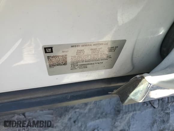 ✅ 2017 Chevrolet Bolt EV Premier • VIN: 1G1FX6S02H4177474 • Лот: 74716254. Опубликован ранее на Copart с пробегом 110 033 миль. Бесплатный доступ к архиву аукционных продаж из США и подробный отчёт об истории автомобиля на DreamBid. Изображение 14.