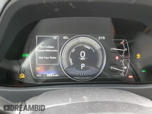 ✅ 2023 Lexus UX 250h Premium • VIN: JTHP6JBH1P2145423 • Lot: 47424085. Listed on Copart with 8,883 mi. Free auction sales archive from the USA and detailed vehicle history report at DreamBid. Image 9.