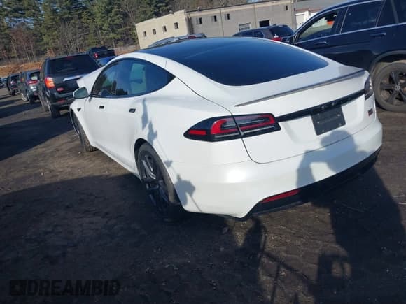 ✅ 2023 Tesla Model S Plaid • VIN: 5YJSA1E64PF512509 • Lot: 41086678. Listed on IAAI with Not provided. Free auction sales archive from the USA and detailed vehicle history report at DreamBid. Image 3.