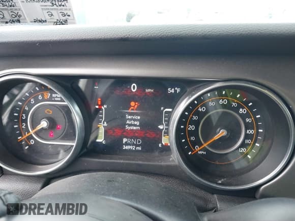 ✅ 2021 Jeep Wrangler Unlimited Sport S • VIN: 1C4HJXDG1MW836029 • Lot: 41811840. Listed on IAAI with 34,992 mi. Free auction sales archive from the USA and detailed vehicle history report at DreamBid. Image 7.