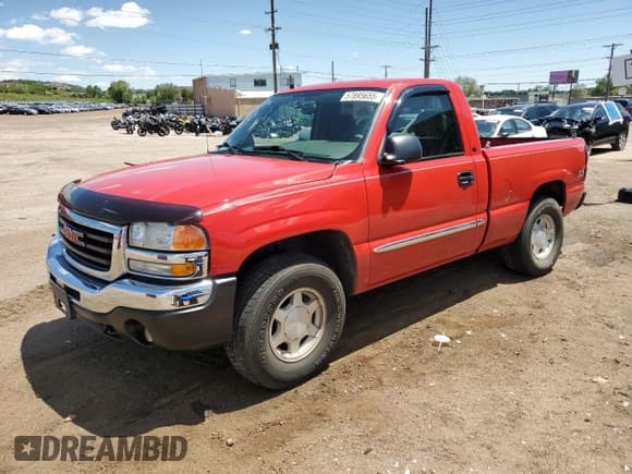 ✅ 2004 GMC Sierra 1500 SLE • VIN: 1GTEK14TX4Z136535 • Лот: 57895655. Опубликован ранее на Copart с пробегом 97 445 миль. Бесплатный доступ к архиву аукционных продаж из США и подробный отчёт об истории автомобиля на DreamBid. Изображение 1.