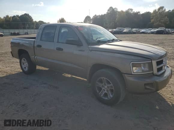 2010 Dodge Dakota Bighorn/Lonestar with VIN 1D7CW3GK4AS199621, listed as a Copart auction lot 77797454 with 150,850 mi miles and Salvage title. Bid and sale history available at DreamBid. Image 4.
