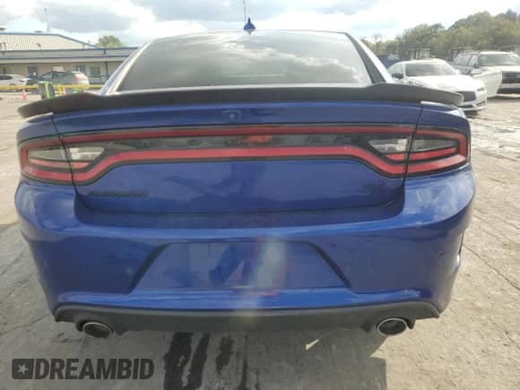 2022 Dodge Charger R/T with VIN 2C3CDXCT7NH157659, listed as a Copart auction lot 85855265 with 49,972 mi miles and Salvage title. Bid and sale history available at DreamBid. Image 6.