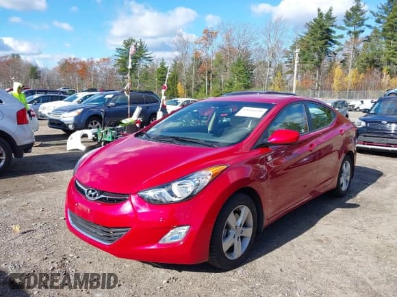 ✅ 2013 Hyundai Elantra GLS • VIN: KMHDH4AE0DU945875 • Lot: 43606698. Listed on IAAI with 52,211 mi. Free auction sales archive from the USA and detailed vehicle history report at DreamBid. Image 2.