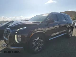 ✅ 2022 Hyundai Palisade Calligraphy • VIN: KM8R74HE1NU439195 • Лот: 78212004. Опубликован ранее на Copart с пробегом 31 452 миль. Бесплатный доступ к архиву аукционных продаж из США и подробный отчёт об истории автомобиля на DreamBid. Изображение 1.