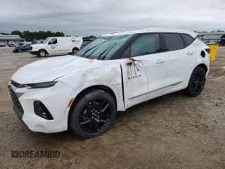 2019 Chevrolet Blazer Premier z VIN 3GNKBFRS7KS672585, wystawiony jako Copart lot #67810665 z przebiegiem Nie podano mil oraz Szkoda całkowita • Salvage title. Historia ofert i sprzedaży dostępna na DreamBid. Obrazek 1.
