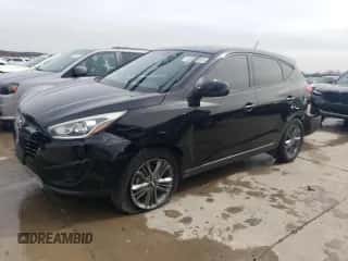 2015 Hyundai Tucson GLS with VIN KM8JT3AF0FU097956, listed as a Copart auction lot 43037974 with 102,837 mi miles and . Bid and sale history available at DreamBid. Image 1.