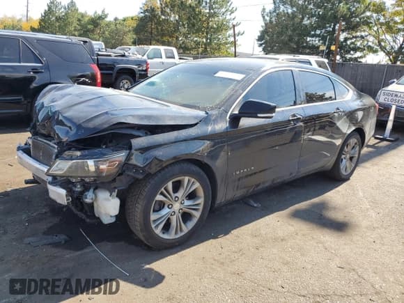 ✅ 2015 Chevrolet Impala LT • VIN: 2G1125S38F9172027 • Лот: 75615954. Опубликован ранее на Copart с пробегом 170 723 миль. Бесплатный доступ к архиву аукционных продаж из США и подробный отчёт об истории автомобиля на DreamBid. Изображение 1.