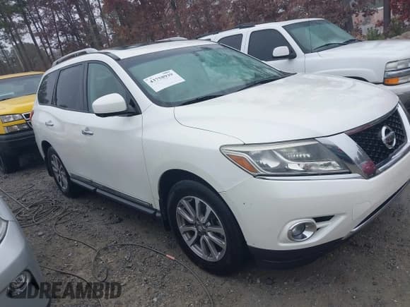 ✅ 2015 Nissan Pathfinder Platinum • VIN: 5N1AR2MN2FC653878 • Lot: 43758939. Listed on IAAI with 109,573 mi. Free auction sales archive from the USA and detailed vehicle history report at DreamBid. Image 13.