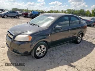 2007 Chevrolet Aveo LS with VIN KL1TD56697B050766, listed as a Copart auction lot 85520385 with 193,889 mi miles and Clean title. Bid and sale history available at DreamBid. Image 1.