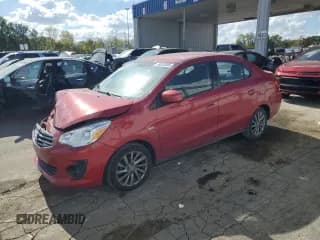 ✅ 2019 Mitsubishi Mirage ES • VIN: ML32F3FJ5KHF16888 • Lot: 86243005. Listed on Copart with 66,014 mi. Free auction sales archive from the USA and detailed vehicle history report at DreamBid. Image 1.