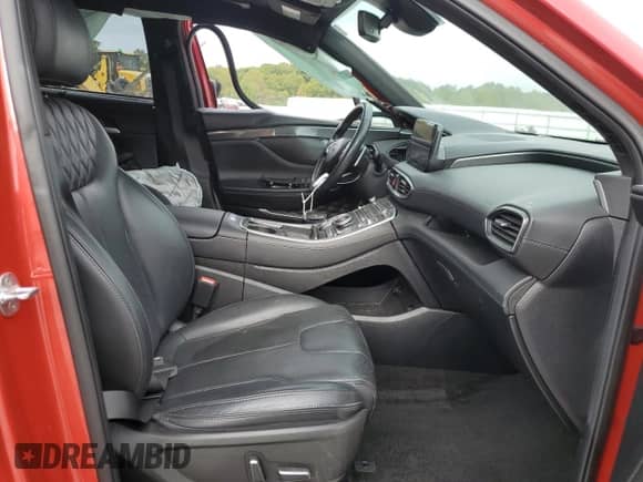 2022 Hyundai Santa Fe Calligraphy with VIN 5NMS54AL9NH477656, listed as a Copart auction lot 85307135 with 36,317 mi miles and Salvage title. Bid and sale history available at DreamBid. Image 7.