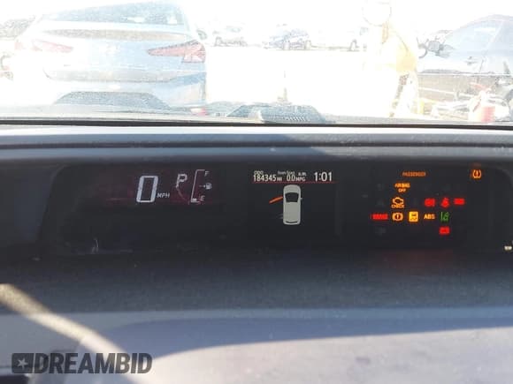 ✅ 2017 Toyota Prius One • VIN: JTDKDTB3XH1593023 • Lot: 42121790. Listed on IAAI with 184,345 mi. Free auction sales archive from the USA and detailed vehicle history report at DreamBid. Image 7.