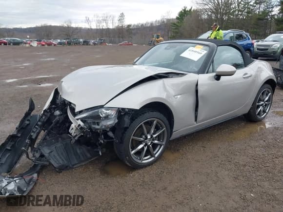 ✅ 2022 Mazda MX-5 Miata Grand Touring • VIN: JM1NDAD78N0507646 • Lot: 41848560. Listed on IAAI with 24,529 mi. Free auction sales archive from the USA and detailed vehicle history report at DreamBid. Image 2.
