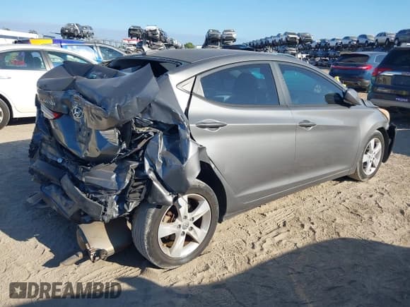 ✅ 2013 Hyundai Elantra GLS • VIN: 5NPDH4AE3DH339209 • Lot: 43569058. Listed on IAAI with 74,726 mi. Free auction sales archive from the USA and detailed vehicle history report at DreamBid. Image 4.