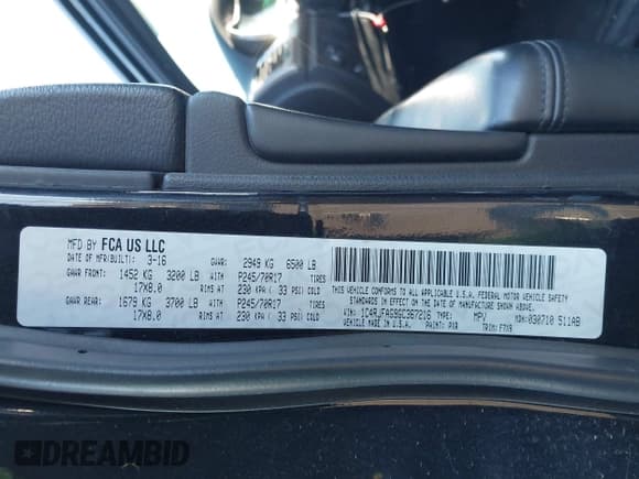 ✅ 2016 Jeep Grand Cherokee Laredo • VIN: 1C4RJFAG9GC367216 • Лот: 43627024. Опубликован ранее на IAAI с пробегом 96 082 миль. Бесплатный доступ к архиву аукционных продаж из США и подробный отчёт об истории автомобиля на DreamBid. Изображение 9.