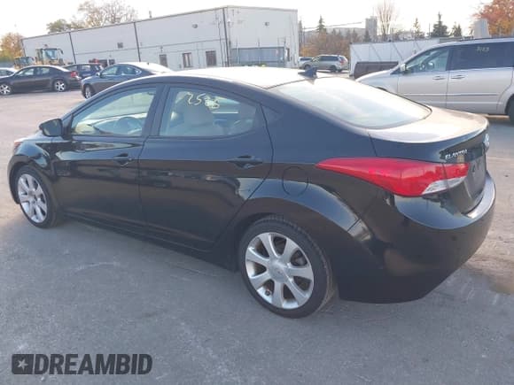 ✅ 2012 Hyundai Elantra GLS • VIN: 5NPDH4AE6CH141299 • Lot: 43632525. Listed on IAAI with 142,864 mi. Free auction sales archive from the USA and detailed vehicle history report at DreamBid. Image 3.