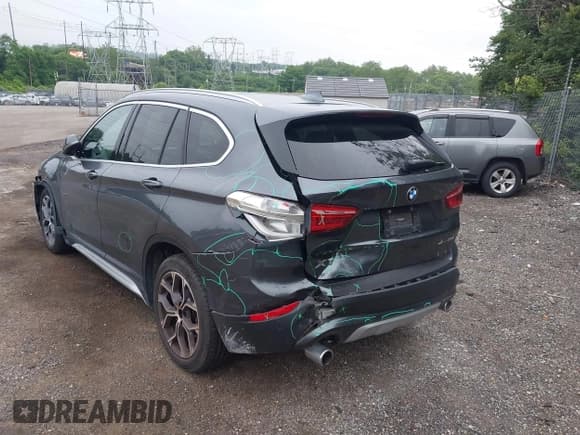 ✅ 2020 BMW X1 xDrive28i • VIN: WBXJG9C04L5P43173 • Lot: 42458854. Listed on IAAI with 40,055 mi. Free auction sales archive from the USA and detailed vehicle history report at DreamBid. Image 18.